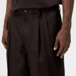 Bundfalten Short im Relaxed Fit in reinem Leinen gf