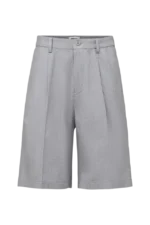 Bundfalten Short in reiner Baumwolle fr