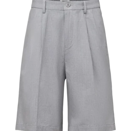 Bundfalten Short in reiner Baumwolle fr