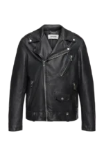 Klassische Bikerjacke in Leder