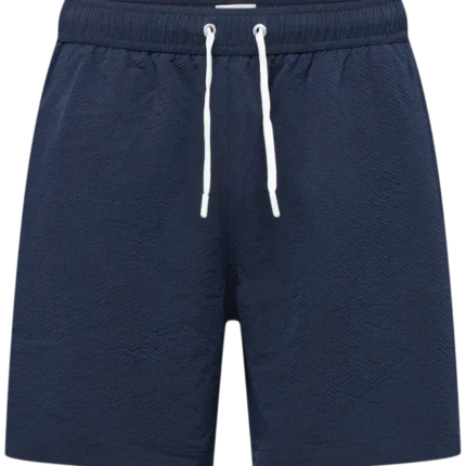 Kurze Badeshorts in Crinkle Optik