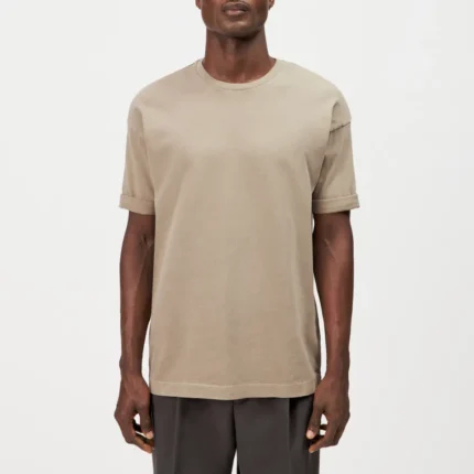 Relaxed Fit T Shirt in softer Baumwolle und Washed Look