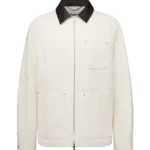 Relaxed Fit Workwear Zip Jacke in Canvas