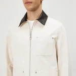 Relaxed Fit Workwear Zip Jacke in Canvas fg