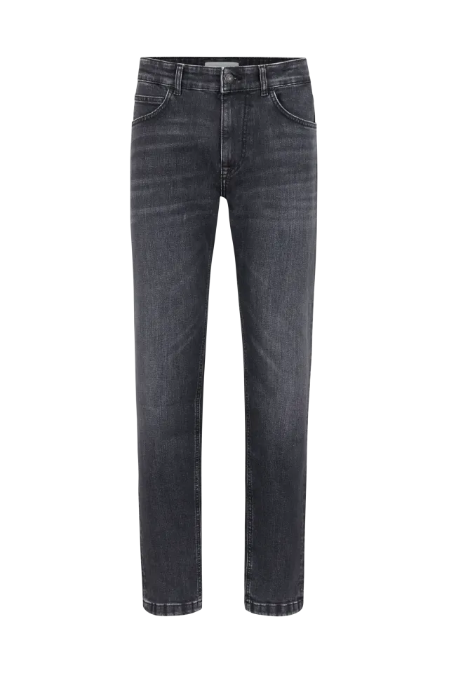 Slim Fit Jeans in Dark Grey Denim Slim Fit Jeans in Dark Grey Denim