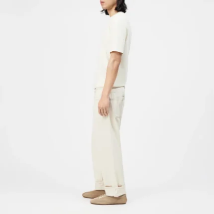 Tapered Jeans in Natural Denim gf