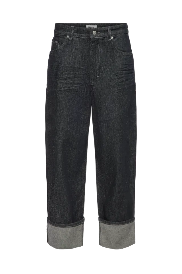 Tapered Jeans in Raw Denim Look Tapered Jeans in Raw Denim Look